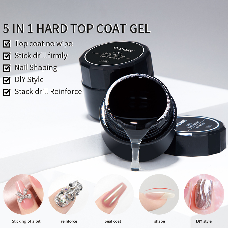 Gel Top Coat - RSNAIL 5 IN 1 Japanischer Hard