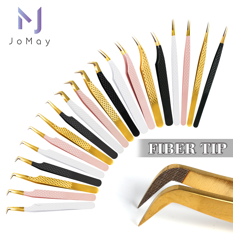 Nail Extension Form - 1pc Faser Spitze Pinzette Edelstahl Gerade