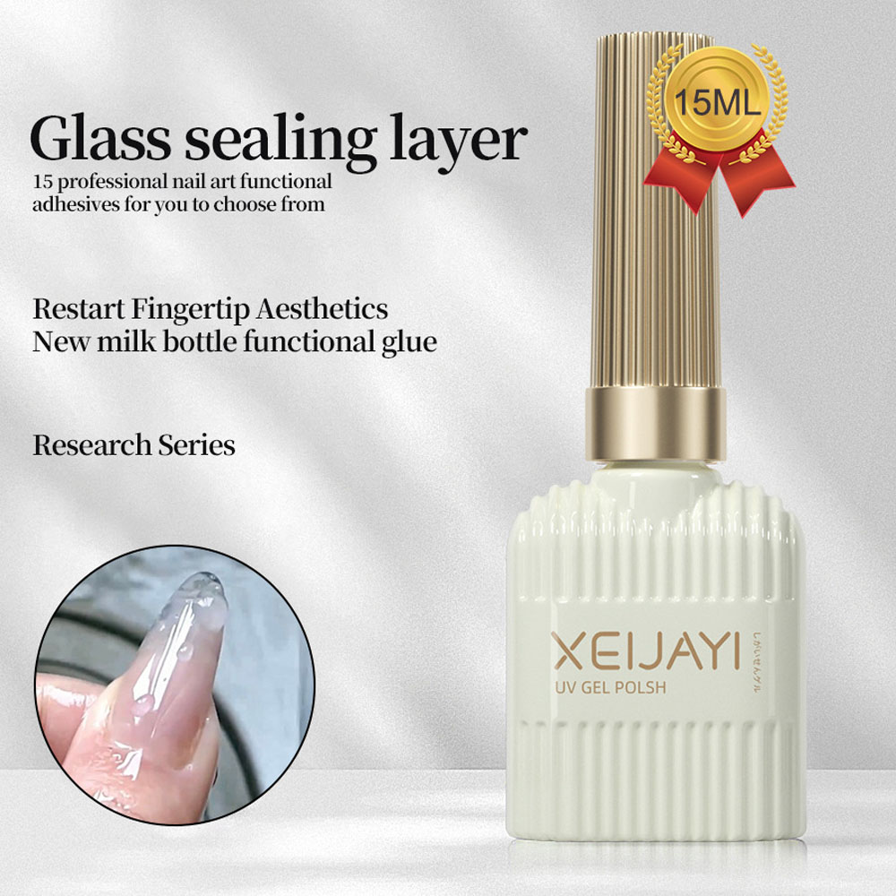 Gel Top Coat - 15 ml Glasversiegelungsschicht Decklack Gelpoliermittel Semi