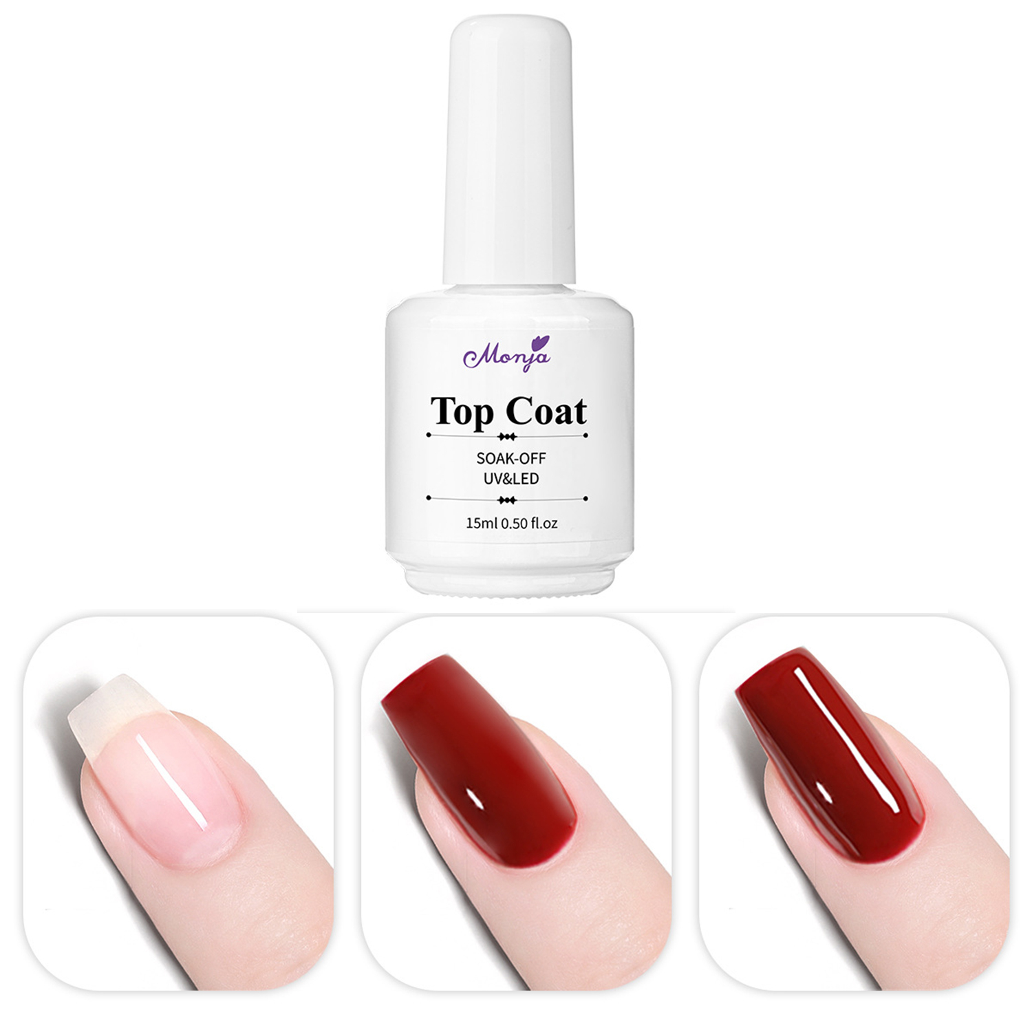 15 ml Top Coat No Wipe für Gel – Gel Top Coat Bewertung und Preis
