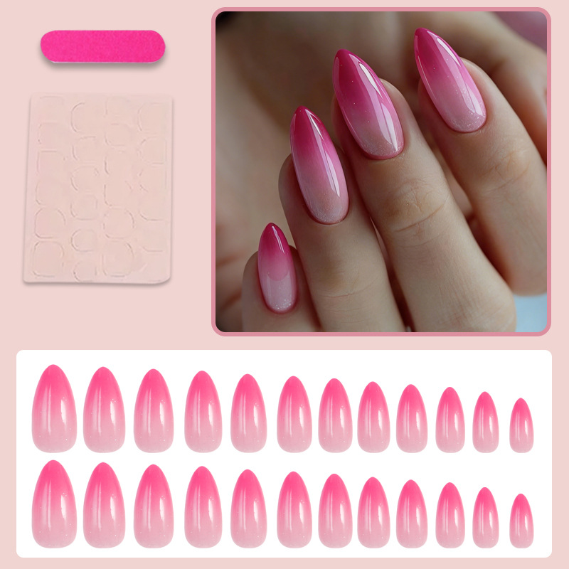 24 Stück mandelförmige Textur- – Nail Art Simple Bewertung und Preis