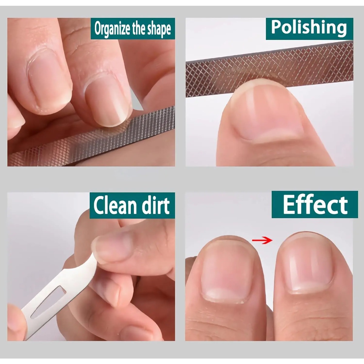 10/20 Stück Metall-Nagelfeilen – Nail Extension Form Bewertung und Preis