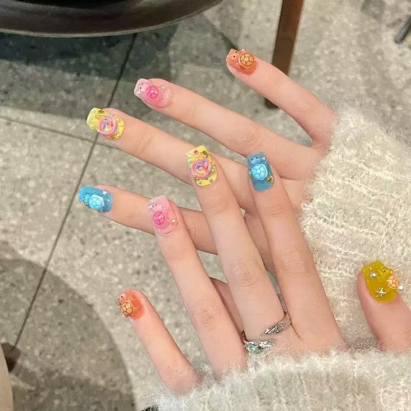 100 Mini Bunte Schildkröten-Ha – Nail Art Design Bewertung und Preis