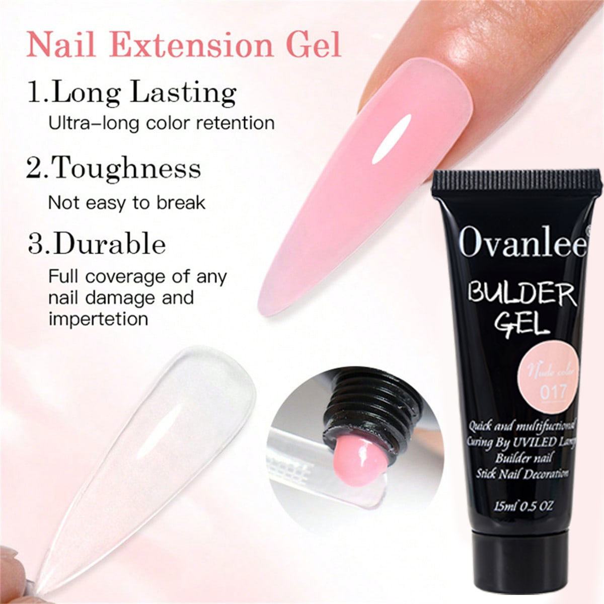 Ovanlee 18-teiliges Nagel-Aufb – Nail Extension Form Bewertung und Preis