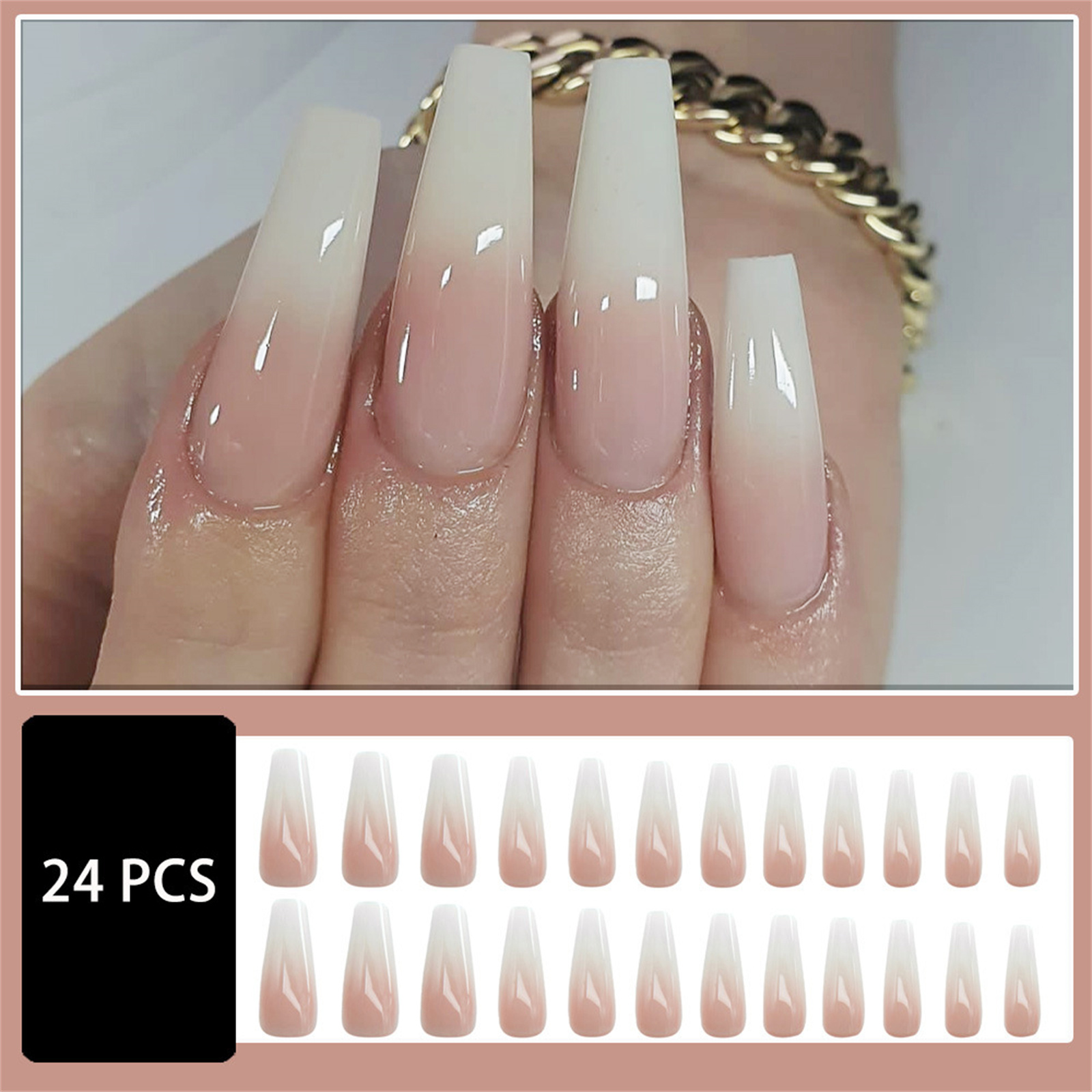 Lange Ballerina-Kunstnägel für – Nail Art Simple Bewertung und Preis