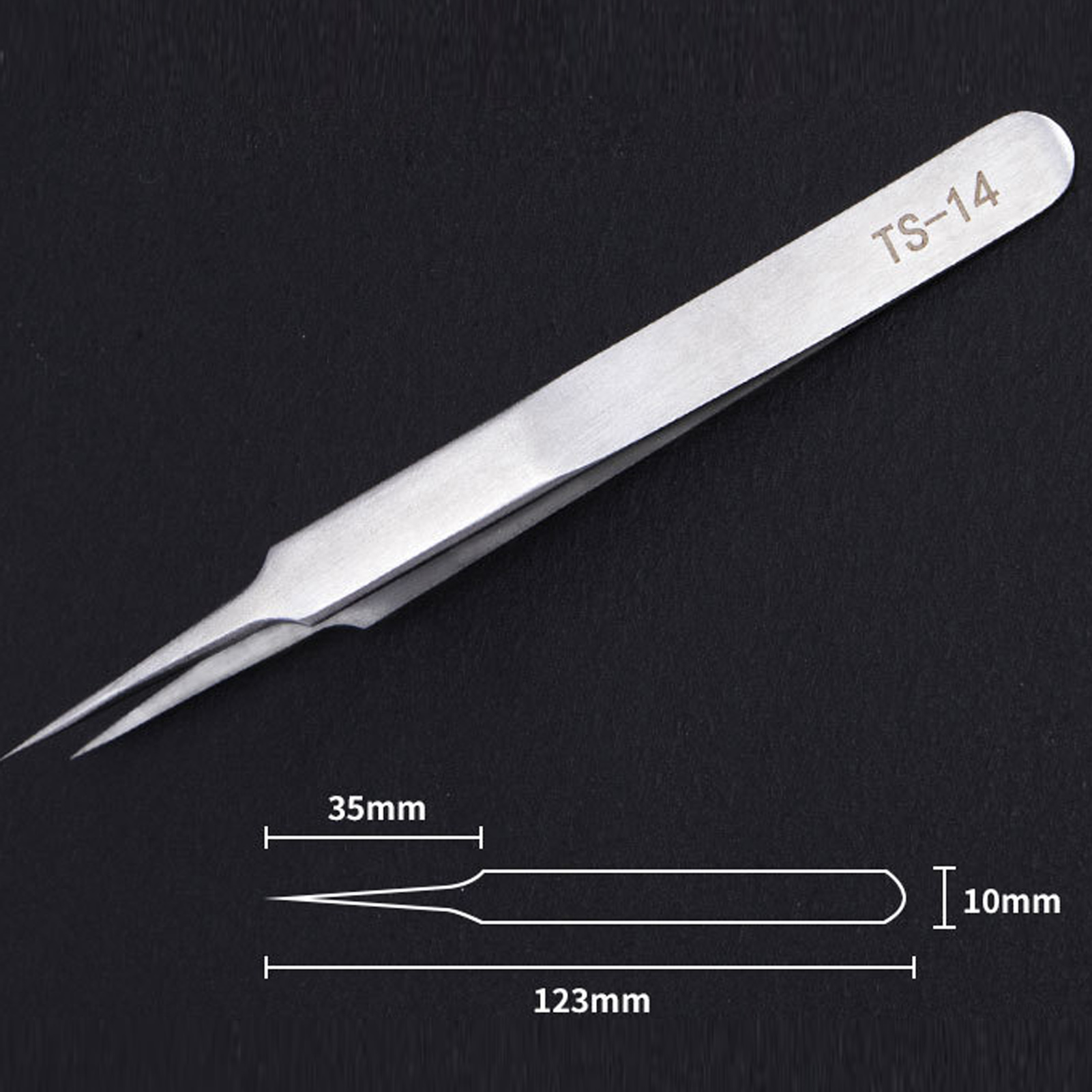 Wimpern- und Nagelkunstpinzett – Nail Extension Form Bewertung und Preis