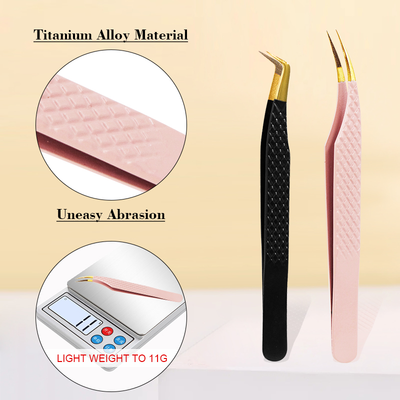 1pc Faser Spitze Pinzette Edel – Nail Extension Form Bewertung und Preis