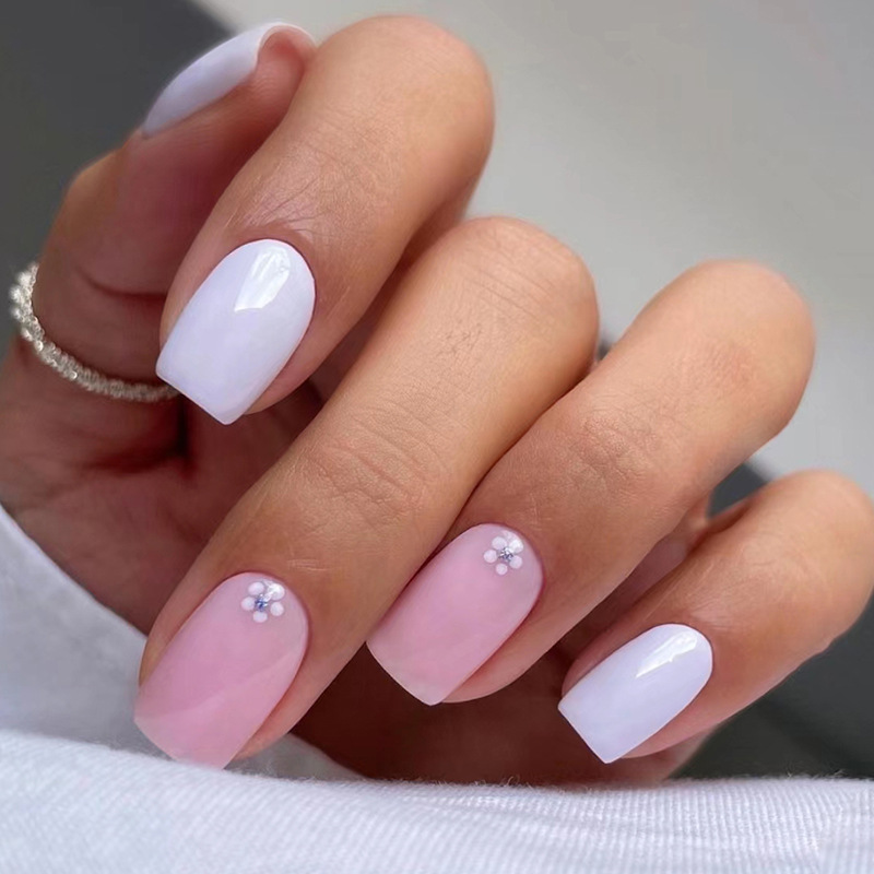24 stücke Einfarbig Volle Abde – Nail Art Simple Bewertung und Preis