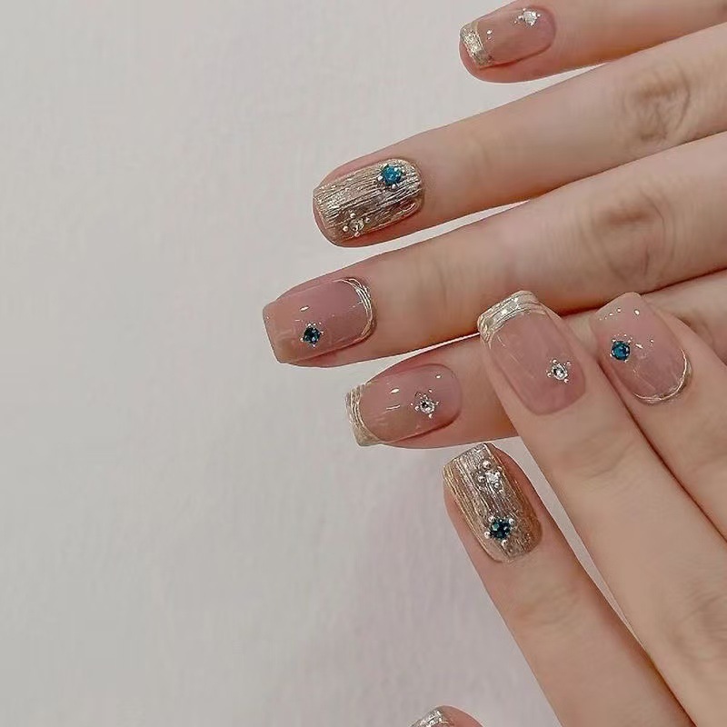 10 Stück kurze quadratische fr – Nail Art Simple Bewertung und Preis