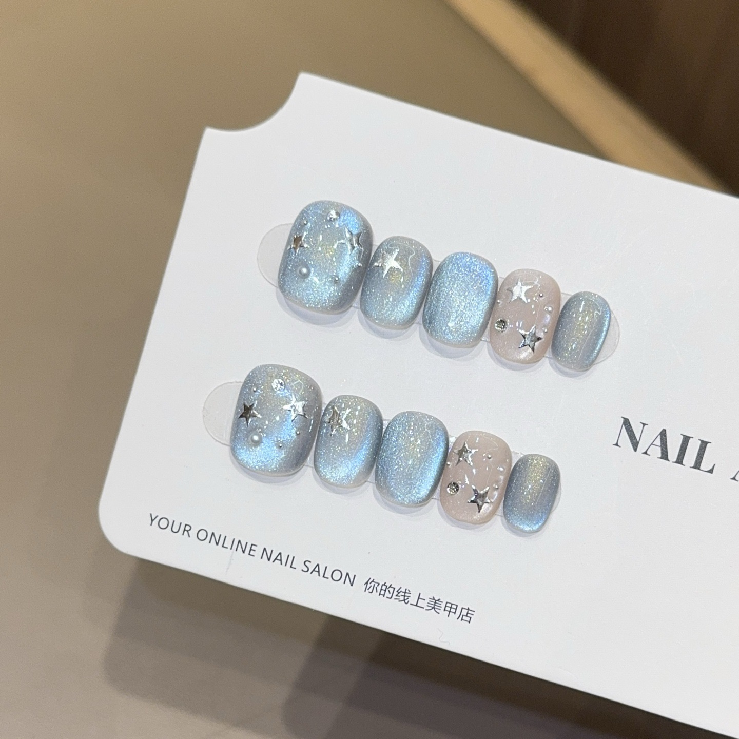 10 Stück lila kurze runde Kopf – Nail Art Simple Bewertung und Preis