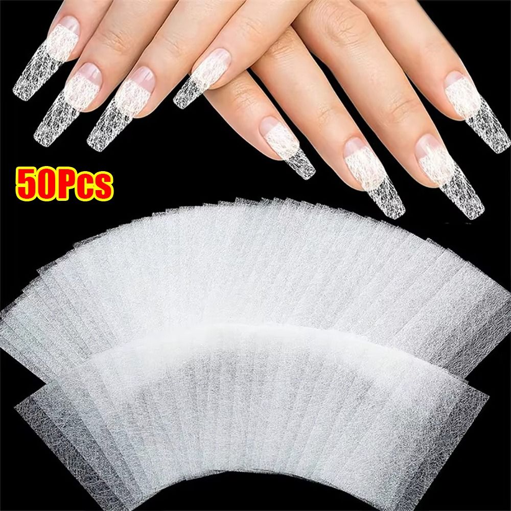 50 Stück langlebige Vlies-Fibe – Nail Extension Form Bewertung und Preis