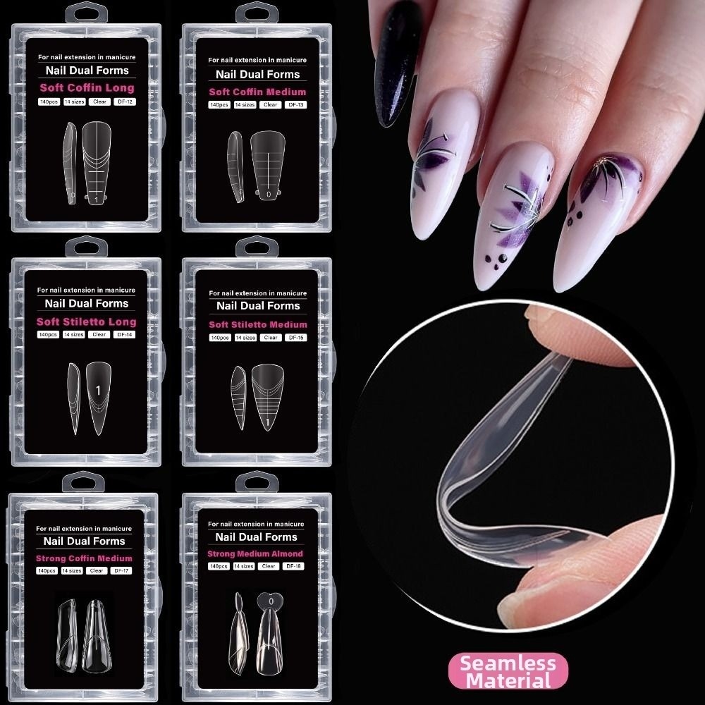 140 Stück 14 Größen Französisc – Nail Extension Form Bewertung und Preis