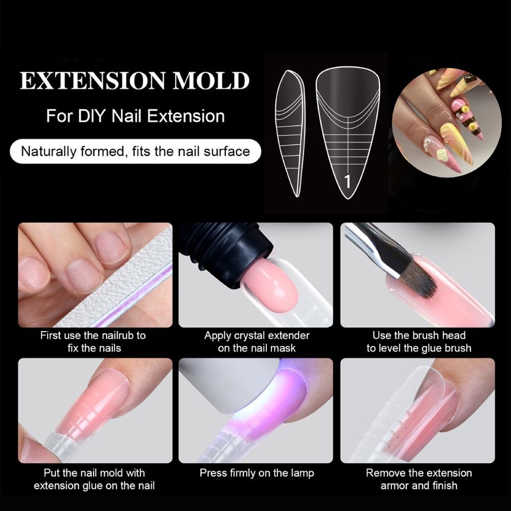 140 Stück 14 Größen Französisc – Nail Extension Form Bewertung und Preis