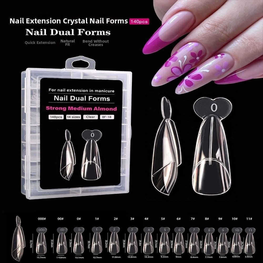 140 Stück 14 Größen Französisc – Nail Extension Form Bewertung und Preis