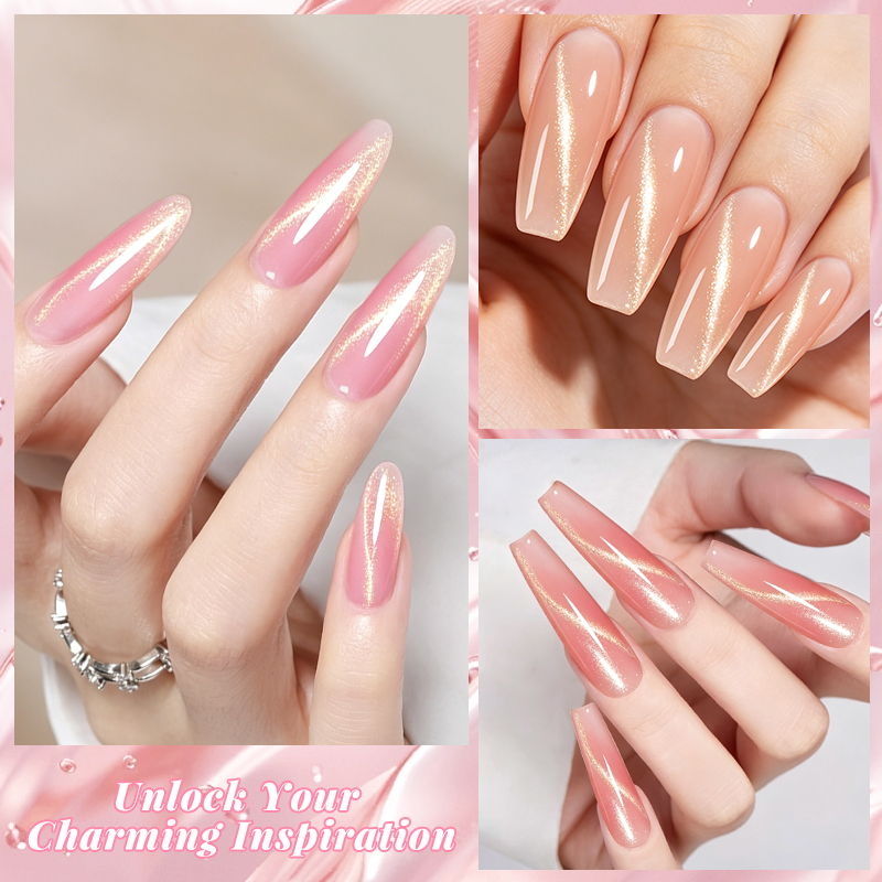 6er-Set 20ml Cat Eye Poly Nage – Nail Extension Form Bewertung und Preis